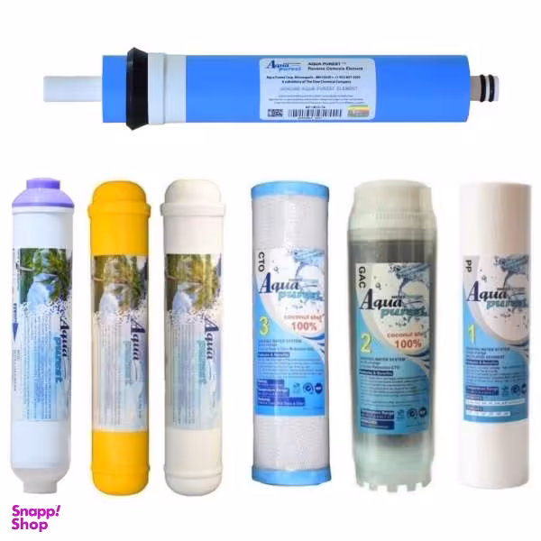 فیلتر دستگاه تصفیه آب آکوا پیورست مدل RO-07 بسته 7 عددی