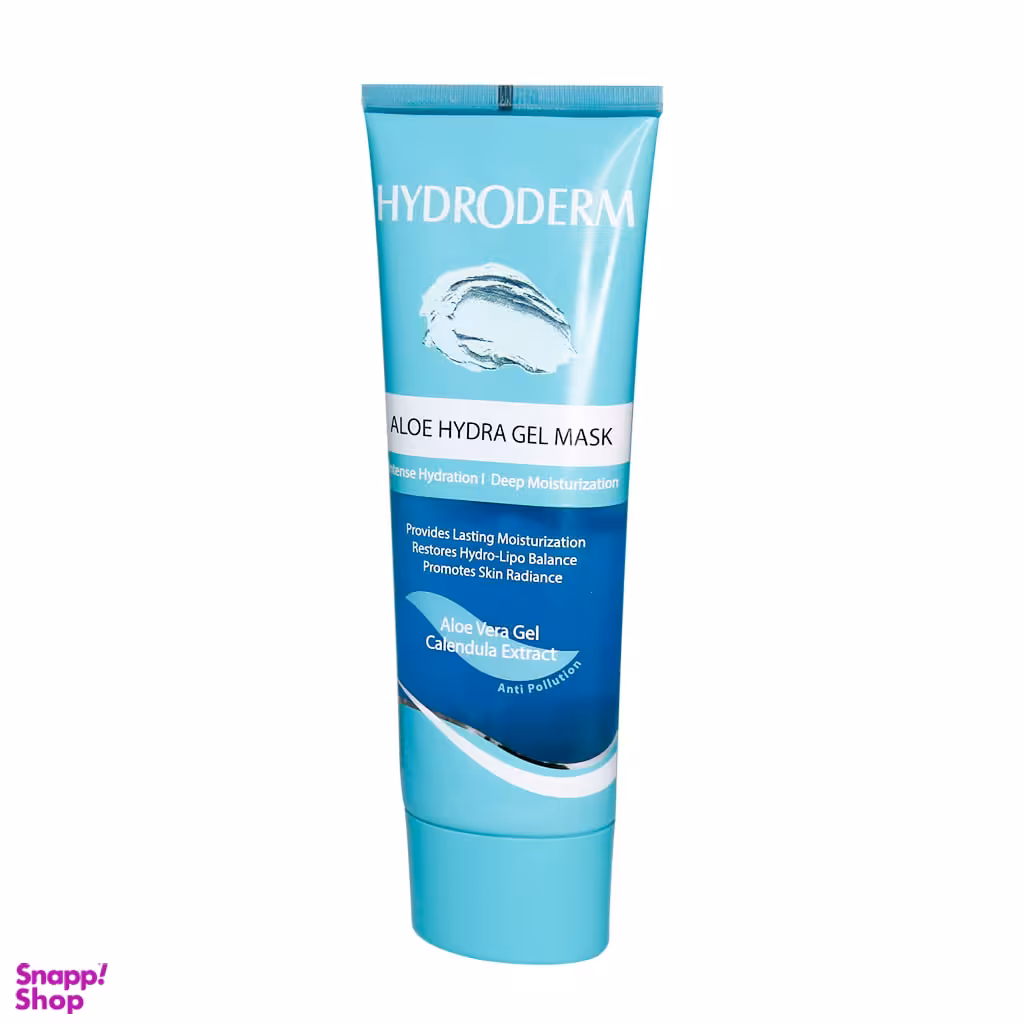 ماسک ژلی آبرسان و التیام بخش هیدرودرم (Hydroderm) مناسب پوست حساس آلویه ورا و کالاندولا حجم 100 میلی لیتر