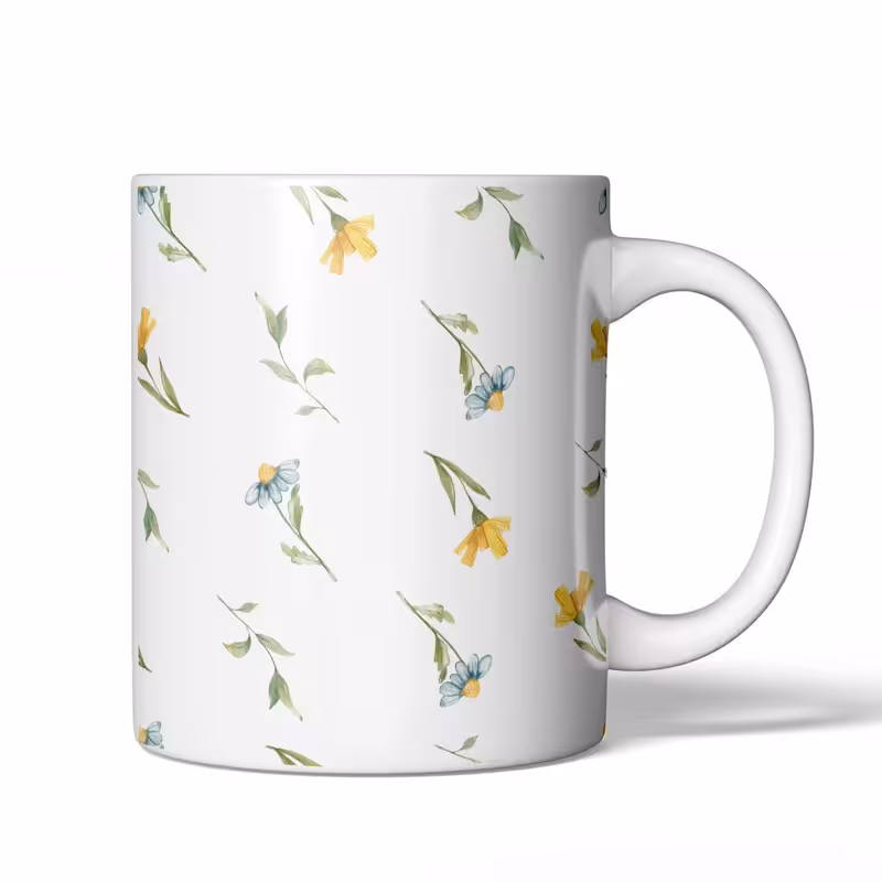 ماگ مدل شاخه گل