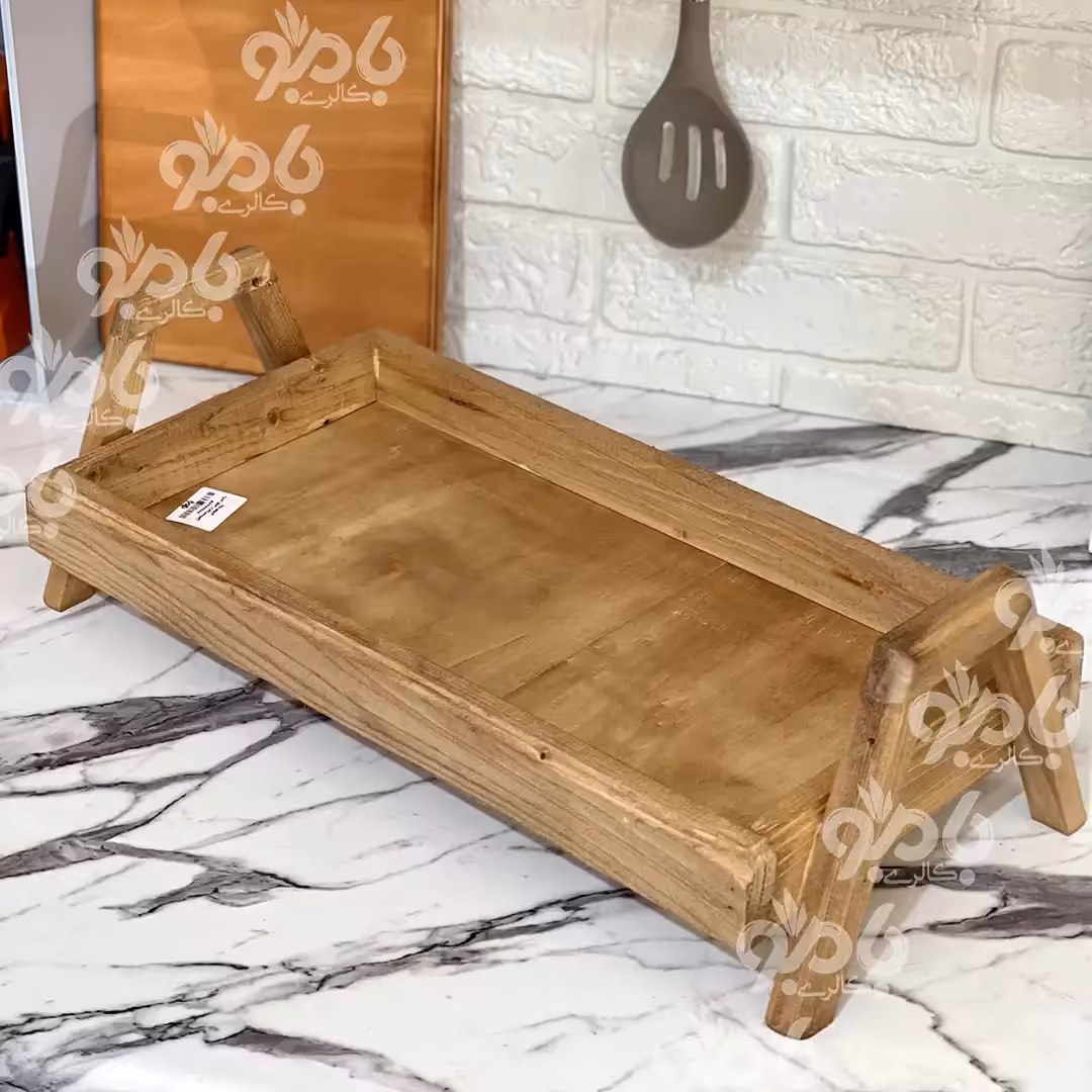 باکس چوبی رایزر مستطیل پایه هشتی