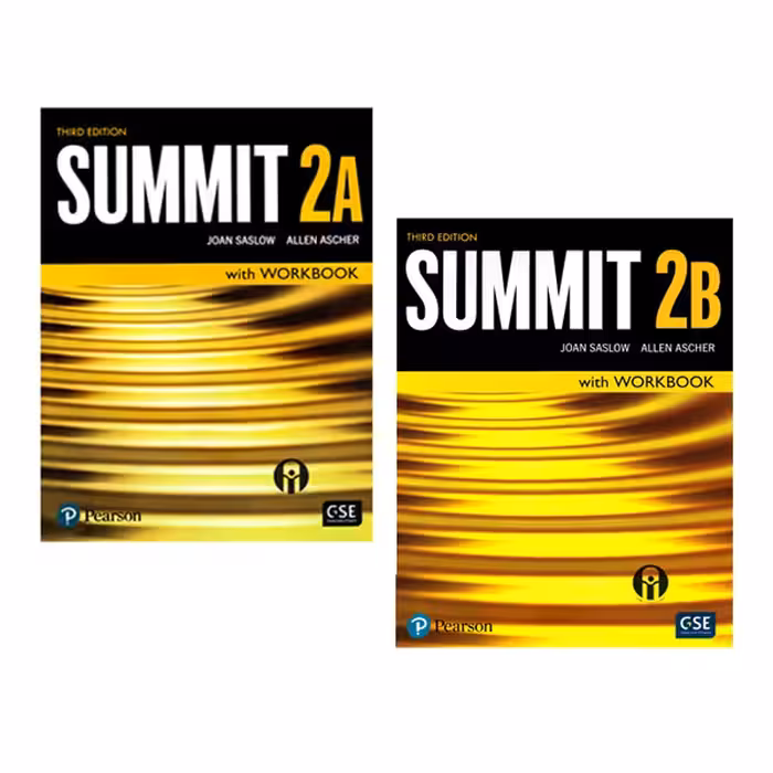 کتاب Summit 2 اثر Joan Saslow And Allen Ascher انتشارات الوندپویان دو جلدی