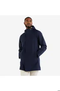 بارانی و بادگیر ورزشی آبی مردانه باد طولانی دریایی قایقرانی 300 Decathlon
