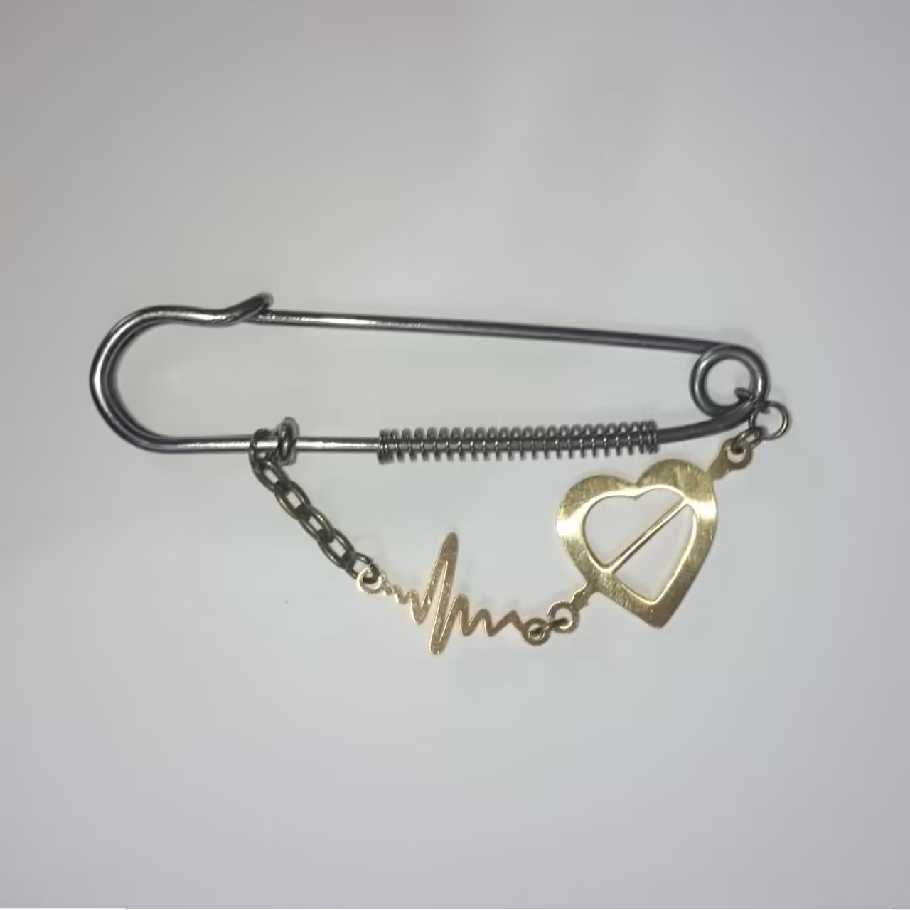 سنجاق سینه اسکاتلندی طرح قلب و ضربان