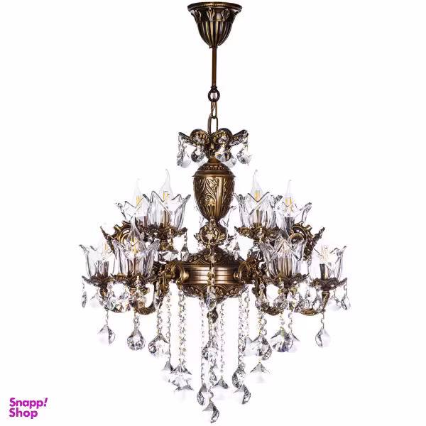 لوستر چشمه نور 10 شعله کد S3515.5-A