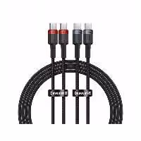 کابل 2 متری تایپ سی به تایپ سی بیسوس مدل Cafule P10318306003 (دوعددی)