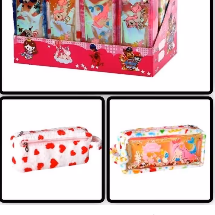 جامدادی پولیشی وآکواریمی فانتزی با دوزیپ