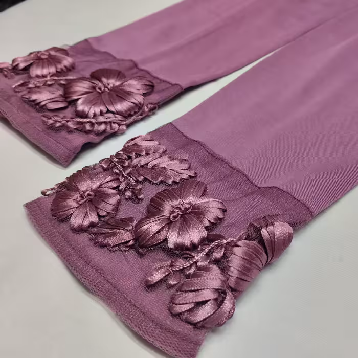 ساق دست مجلسی با نوار روبان دوزی