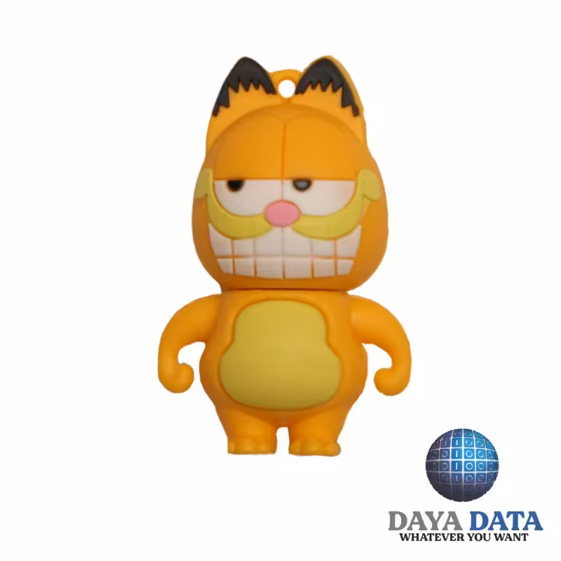 فلش مموری فانتزی دایا دیتا گارفیلدخندان مدلPC1034-1 ظرفیت16GB-USB2 رنگ نارنجی