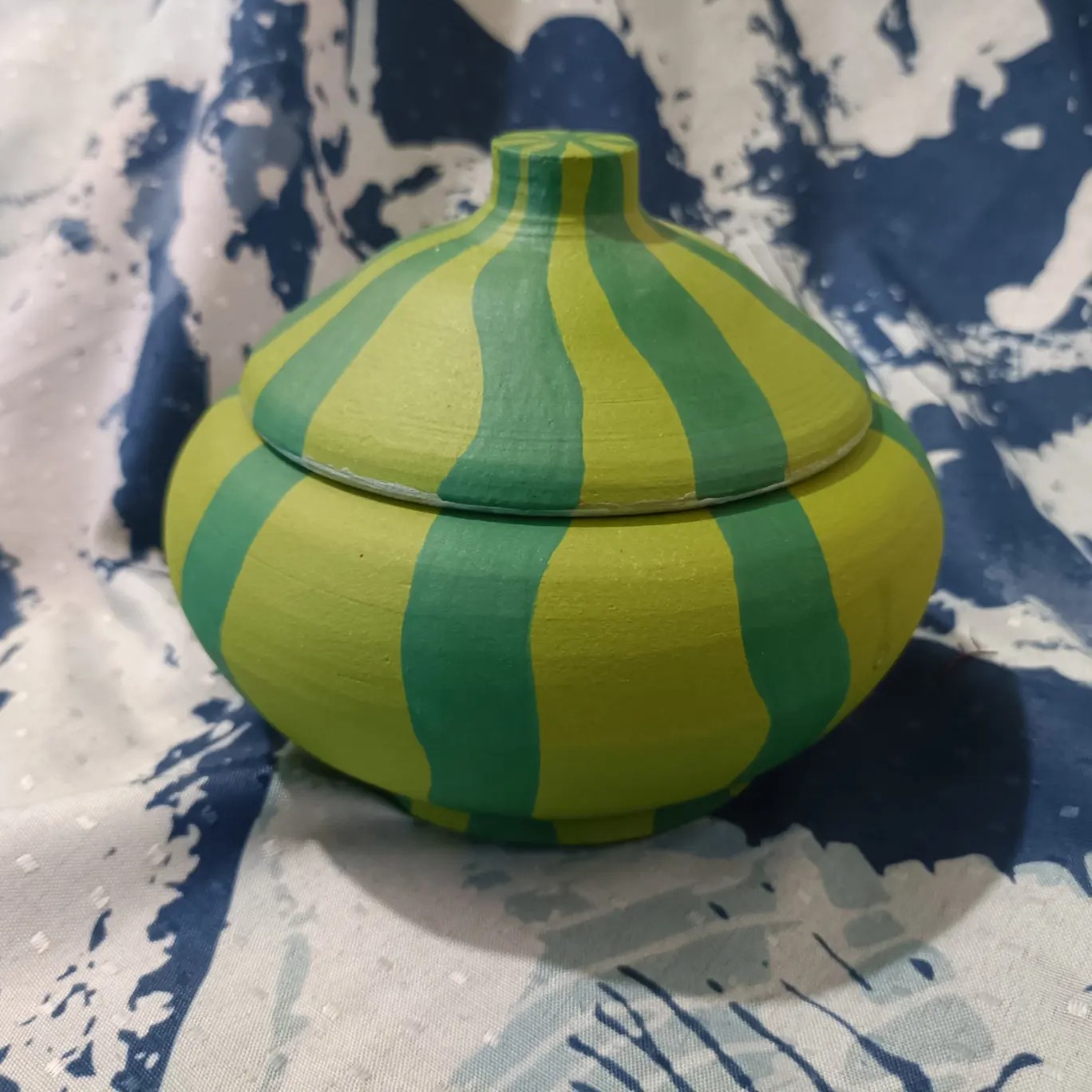 شکلات خوری سفالی طرح هندوانه