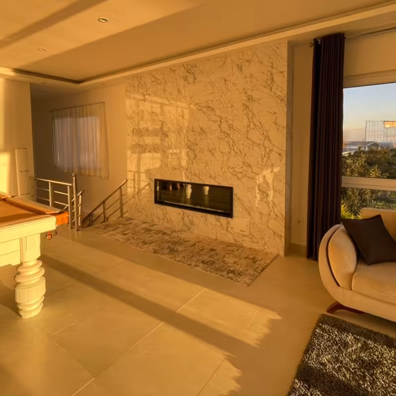 شومینه گازی دیواری قاب سه سانتی ابعاد 156 در 41