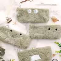 جامدادی پشمالو تک زیپ دایناسوری آستر دار و با کیفیت