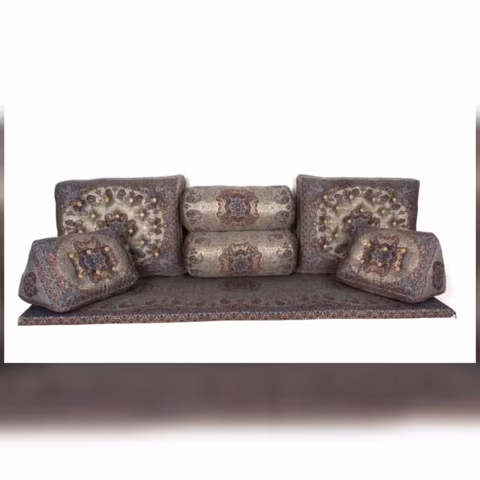 شاهنشین 7تیکه طرح زرک طلایی 