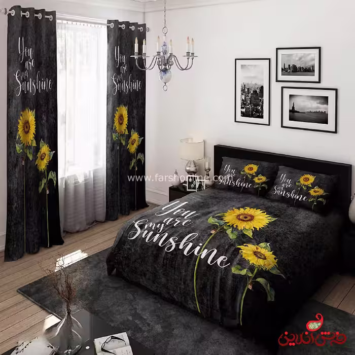 روتختی طرح گل آفتابگردان کد 15301