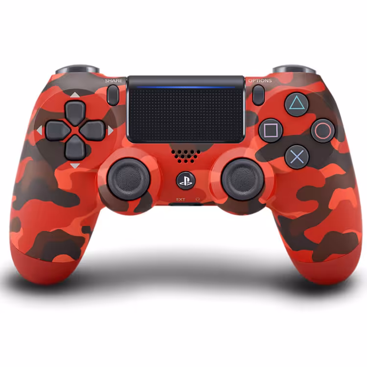 دسته بازی سونی DualShock 4 رنگ قرمز ارتشی