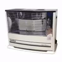 بخاری بدون دودکش پلار رنگ کرم و دارای سه سنگ