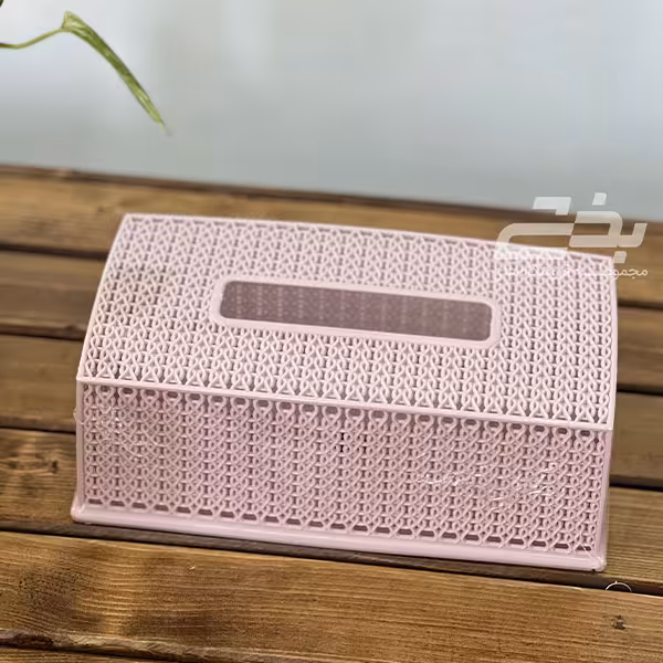 جا دستمال طرح بافت گلد