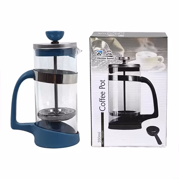 فرنچ پرس دسته رنگی اروپایی 350 میل ساده