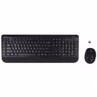 کیبورد و ماوس بی سیم هترون مدل HKCW140 با حروف فارسی ا Hatron HKCW140 Wireless Keyboard And Mouse With Persian Letters

