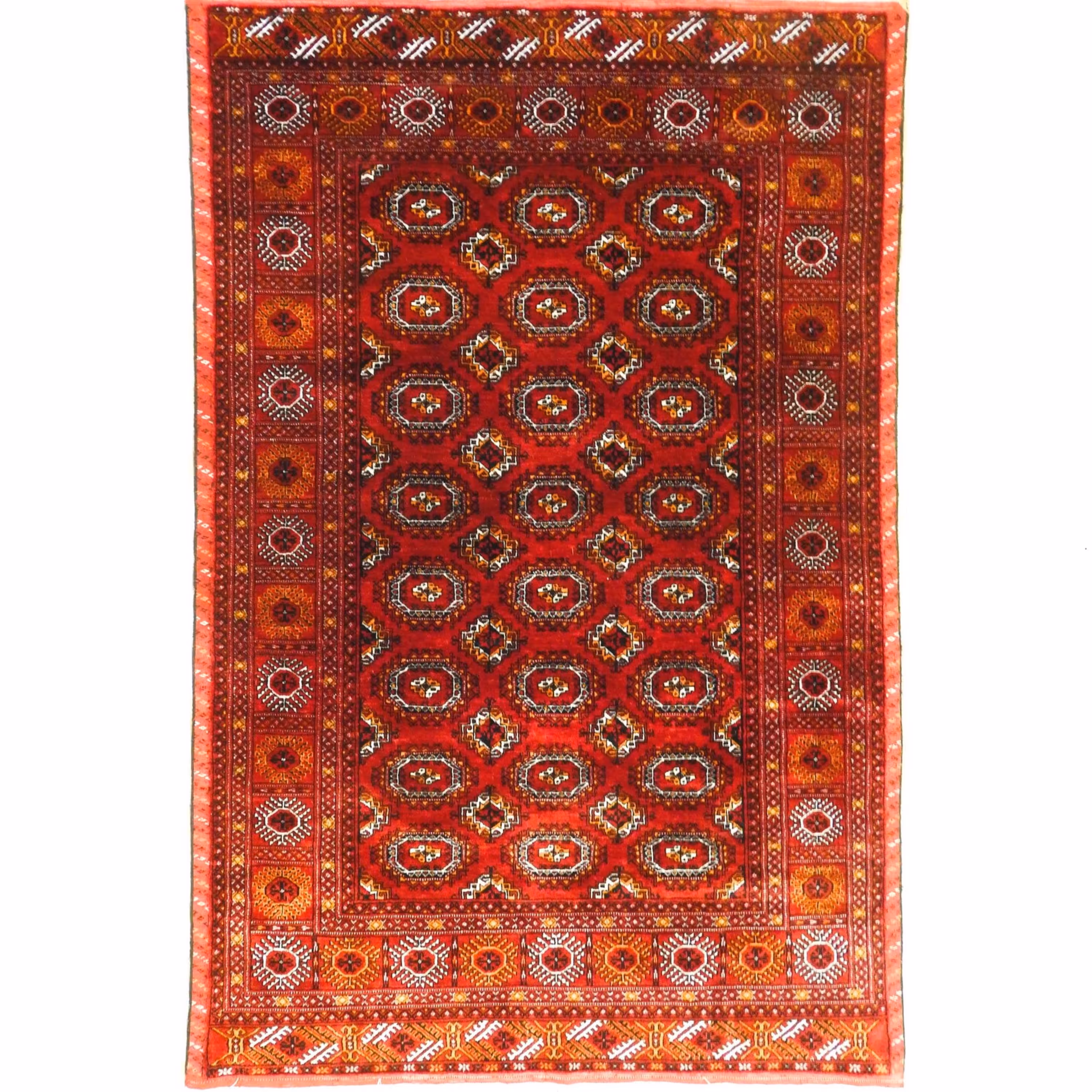 فرش دست بافت  دورو  تمام ابریشم 108-166