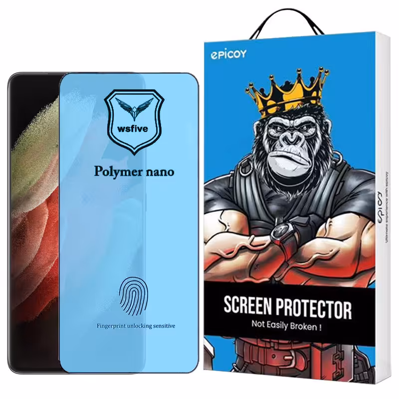 محافظ صفحه نمایش اپیکوی مدل Polymer Nano مناسب برای گوشی موبایل سامسونگ Galaxy S21 Ultra - فروشگاه اینترنتی طیف سنتر