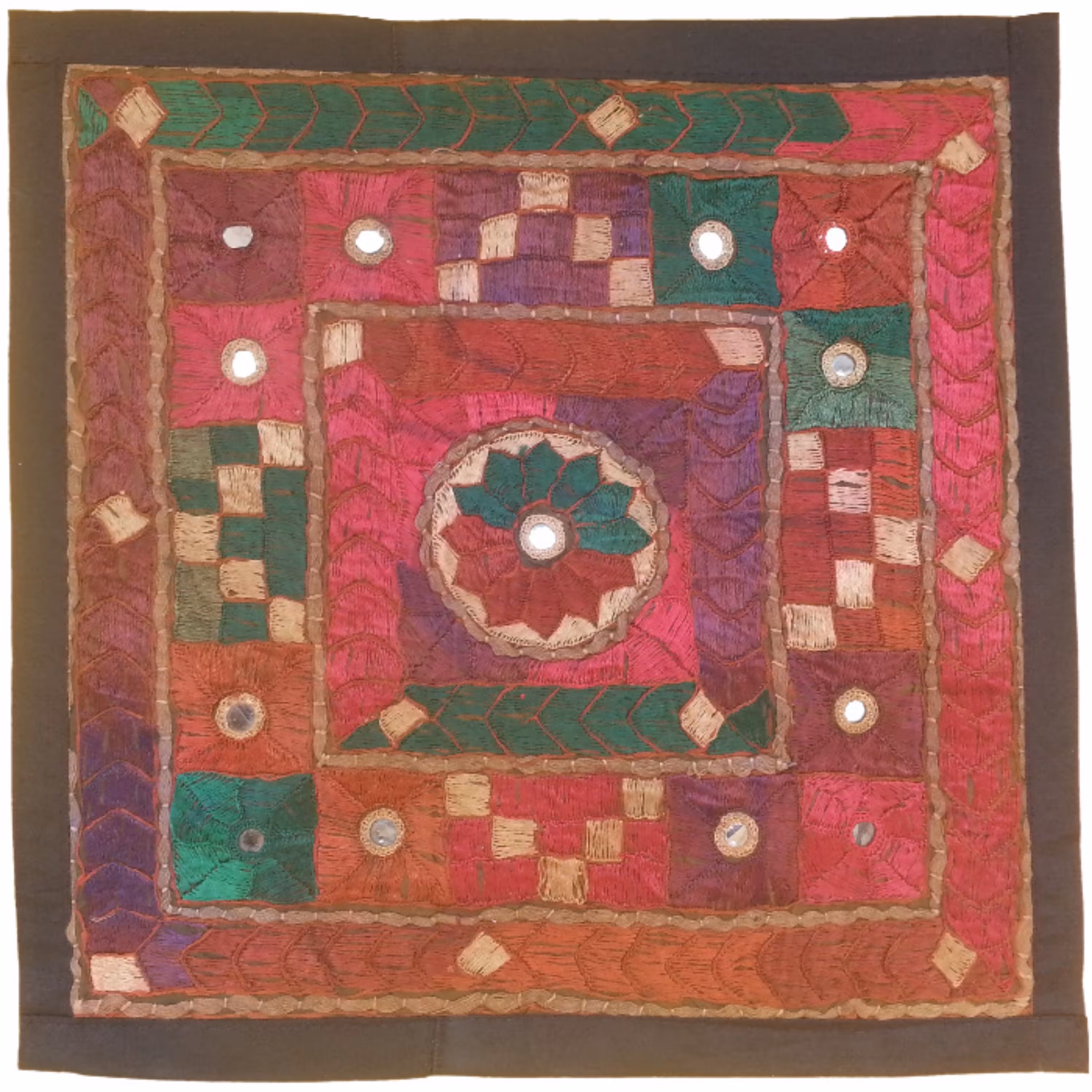 وسط میزی کوچک عسلی سوزن دوزی کد QUSOOZ28