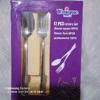 قاشق و چنگال یونیک اصل 12تایی