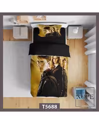 سرویس لحاف روتختی کودک یک نفره 5 تکه نوپه هوم Nopehome طرح هری پاتر کد T5688