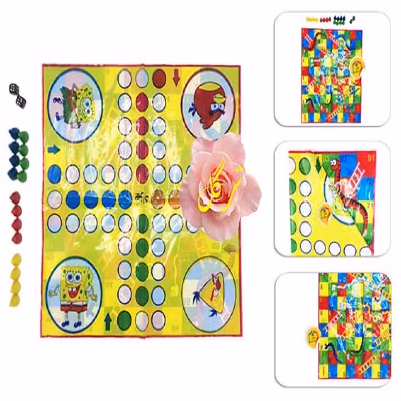 منچ سفره ایی مارپله سفره ایی دو بازی در یک بسته