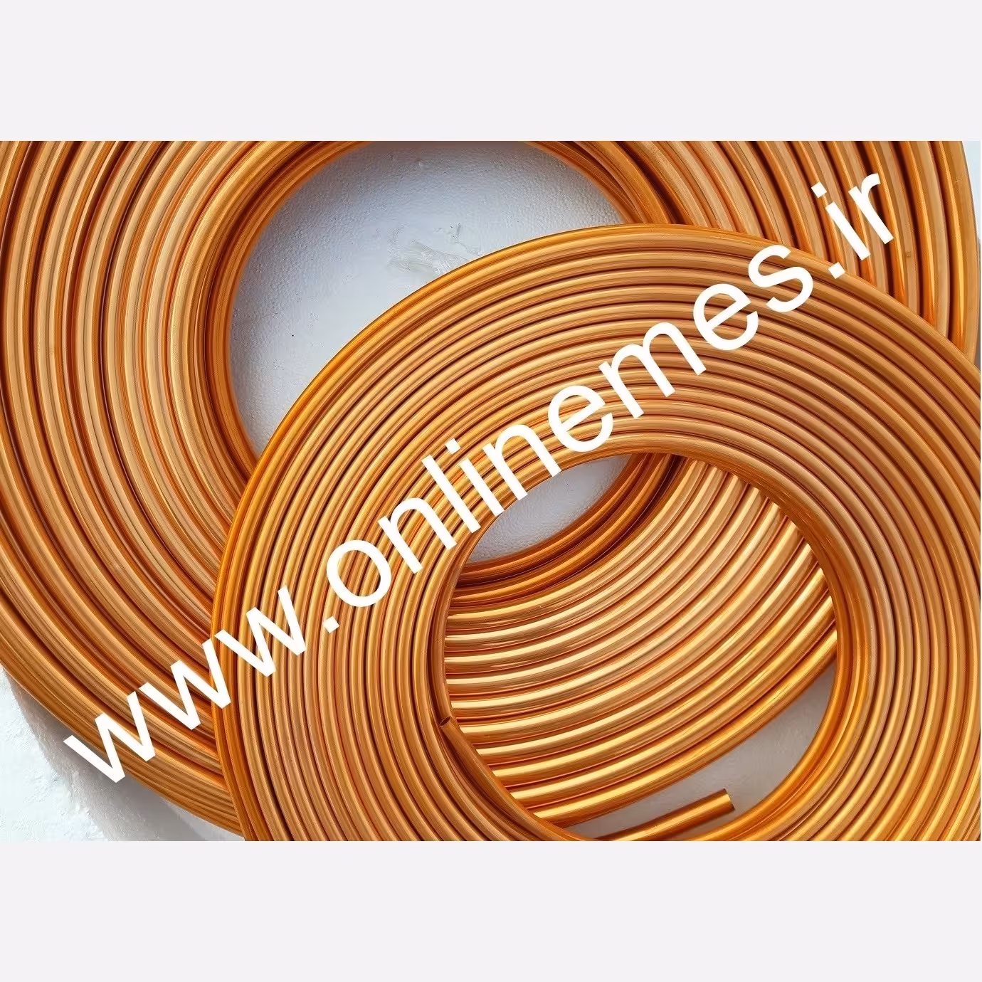 لوله مسی کولرگازی 24 و 30 هزار با عایق ( متری ) (پس کرایه)