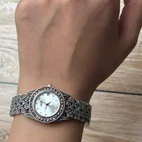 ساعت نقره زنانه