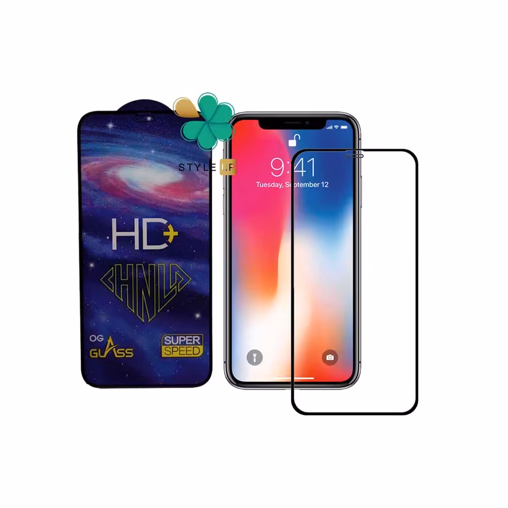 گلس فول گوشی آیفون Apple iPhone X / XS مدل HD Plus