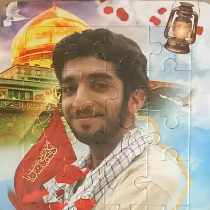 پازل  24 تکه  شهید محسن حججی