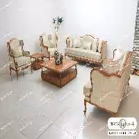 مبل کلاسیک جدید 8 نفره کینگ و رومینا کد 5