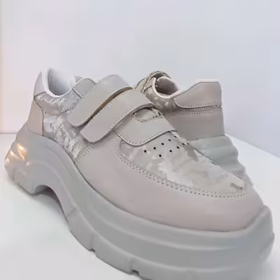 کفش کتانی اسپرت زنانه ودخترانه چسبی سایز 37تا 40