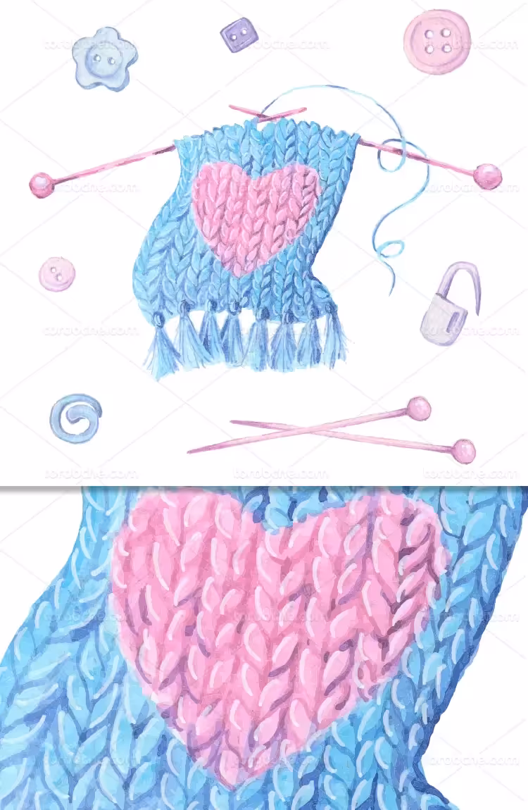 وکتور بافتنی با کیفیت | گرافیک با طعم تربچه