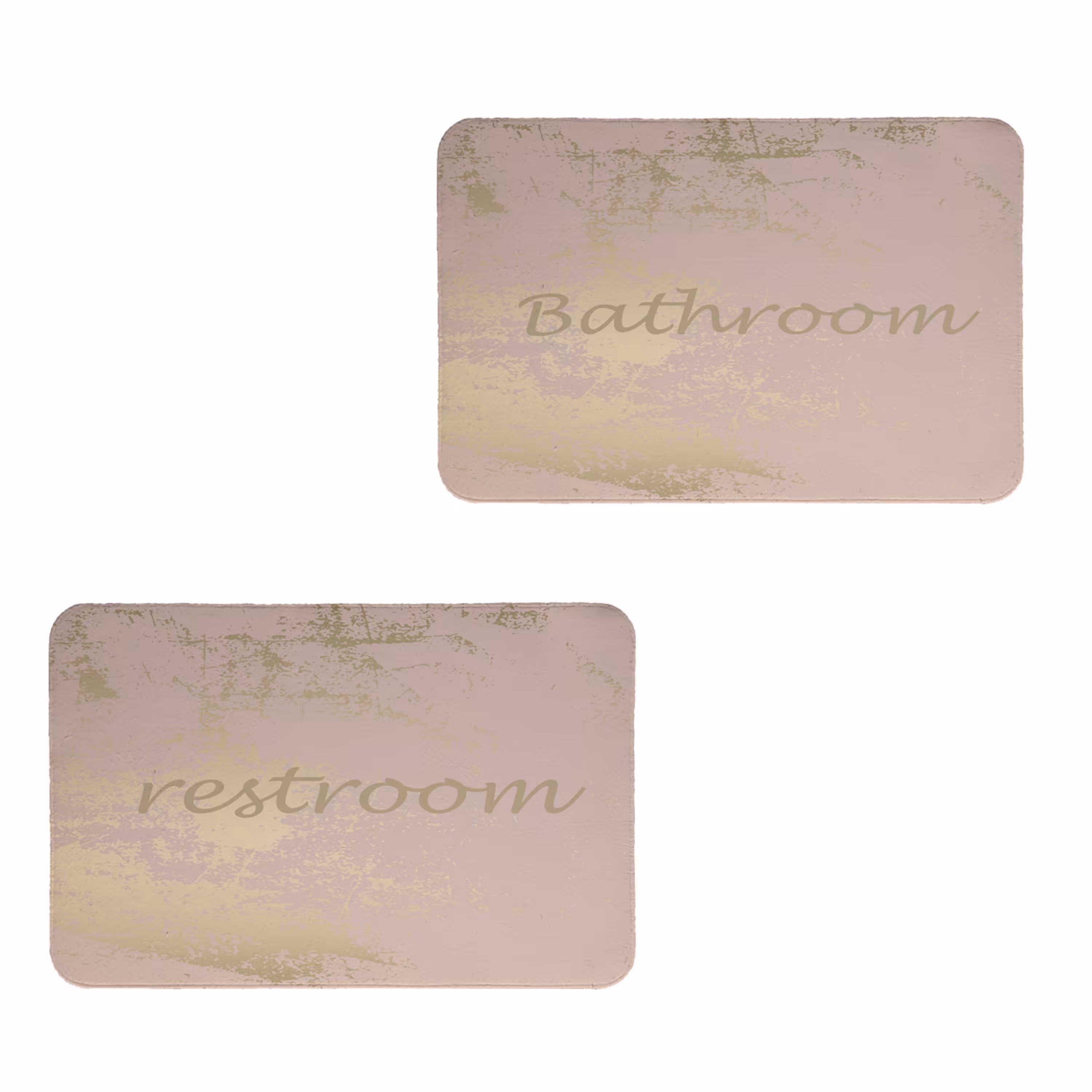 پادری طرح Bathroom وRestroom کد 8715 سایز 40 در60 مجموعه 2 عددی