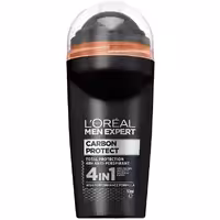 مام رول 4in1 ضد تعریق مردانه لورال Loreal مدل CARBON PROTECT حجم 50 میل