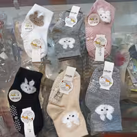 جوراب کف اسنپ استوک دار سایز  7 سال تا بزرگسال