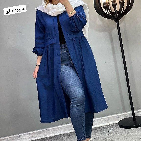 مانتو ابروبادی جلوباز قد حدود 110 در دو سایز
