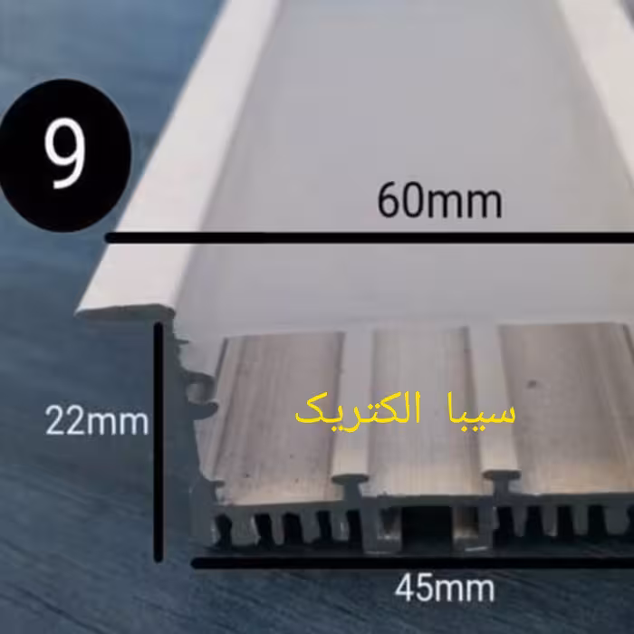 چراغ خطی لاین نوری توکار کد9