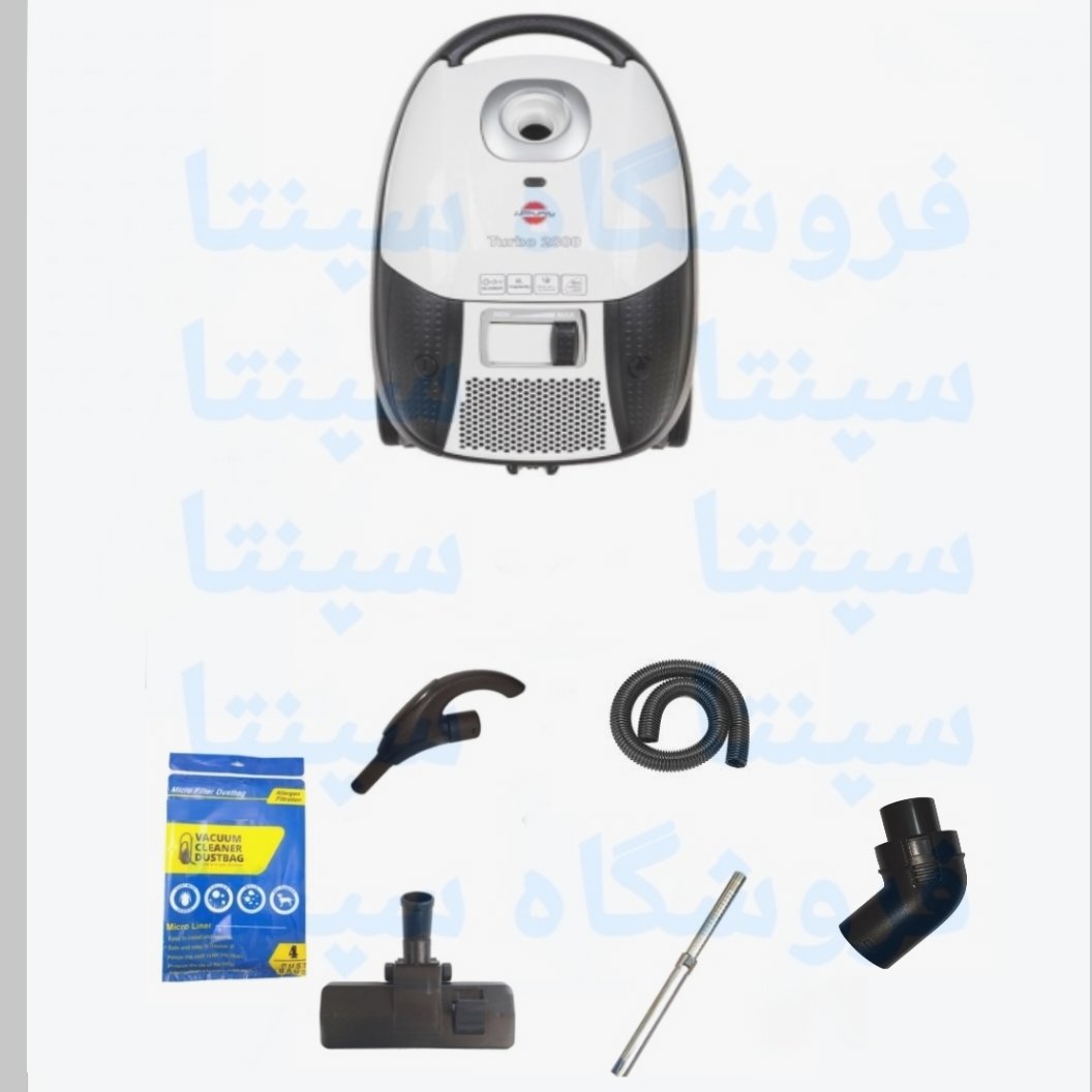 ست قطعات جاروبرقی پارس خزر مدل توربو مطابق عکس
