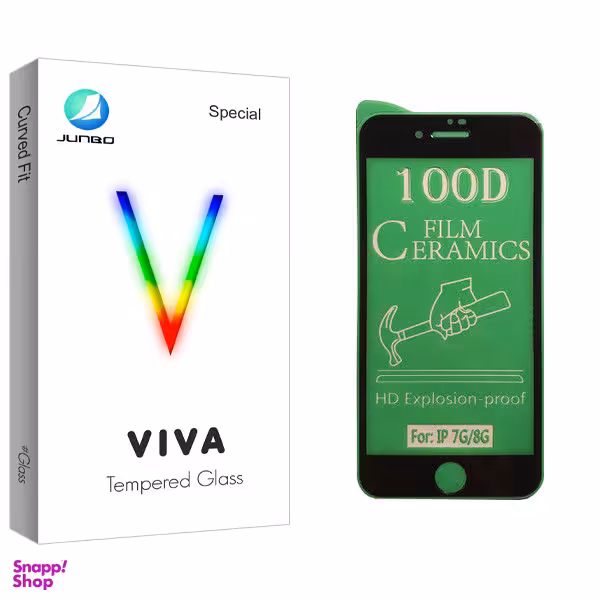 محافظ صفحه نمایش سرامیکی جانبو مدل Viva Glass مناسب برای گوشی موبایل اپل iPhone 8