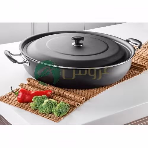 تابه  فلزی عروس تفلون رنگ نوکمدادی استاتیک سایز  50