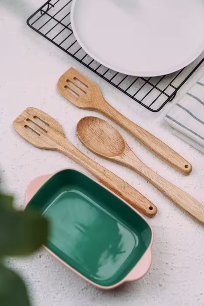 قاشق و کفگیر اشپزخانه رابر وود سه عددی