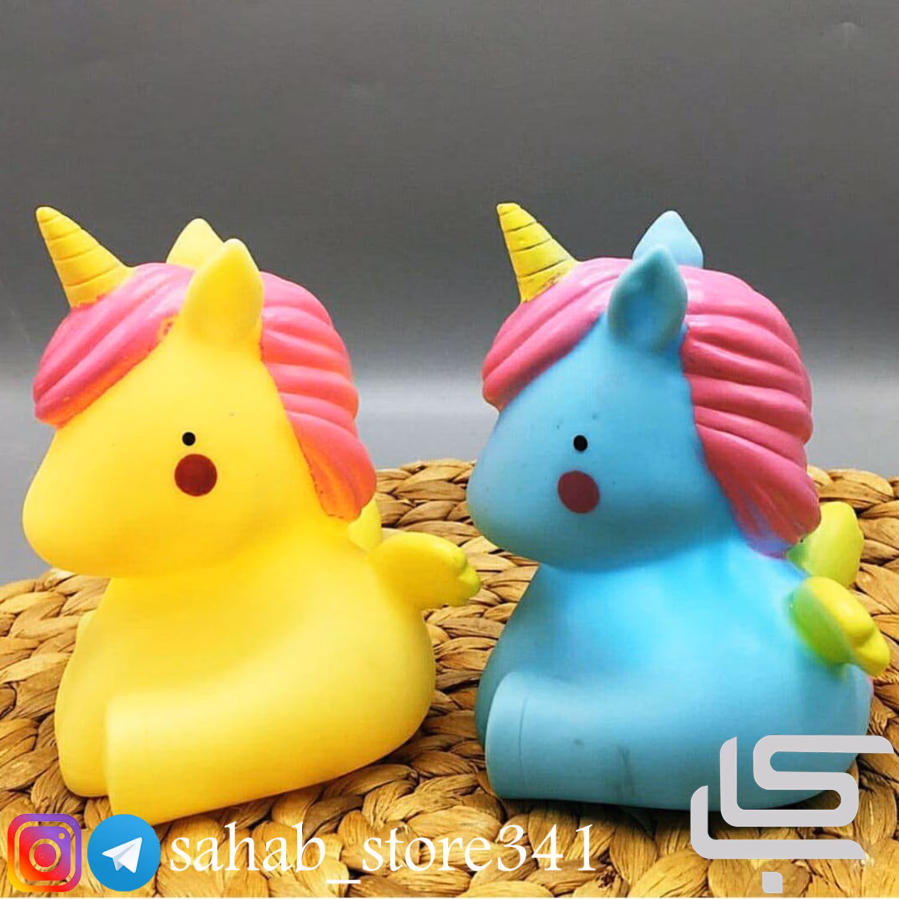 چراغ خواب سیلیکونی یونیکرن رنگ آبی