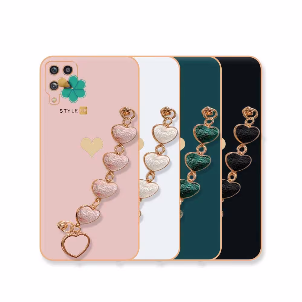 قاب الکتروپلیتینگ گوشی سامسونگ Samsung Galaxy M12 طرح قلب