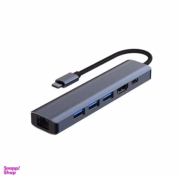 هاب 6 پورت USB-C مدل BYL-2210