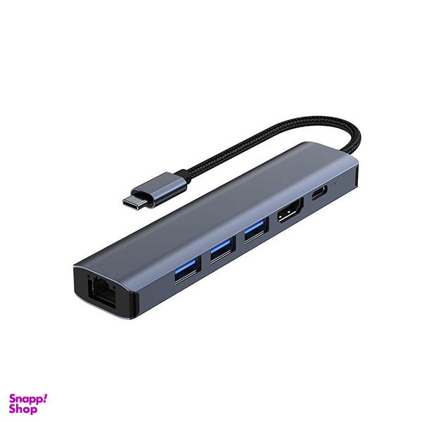هاب 6 پورت USB-C مدل BYL-2210