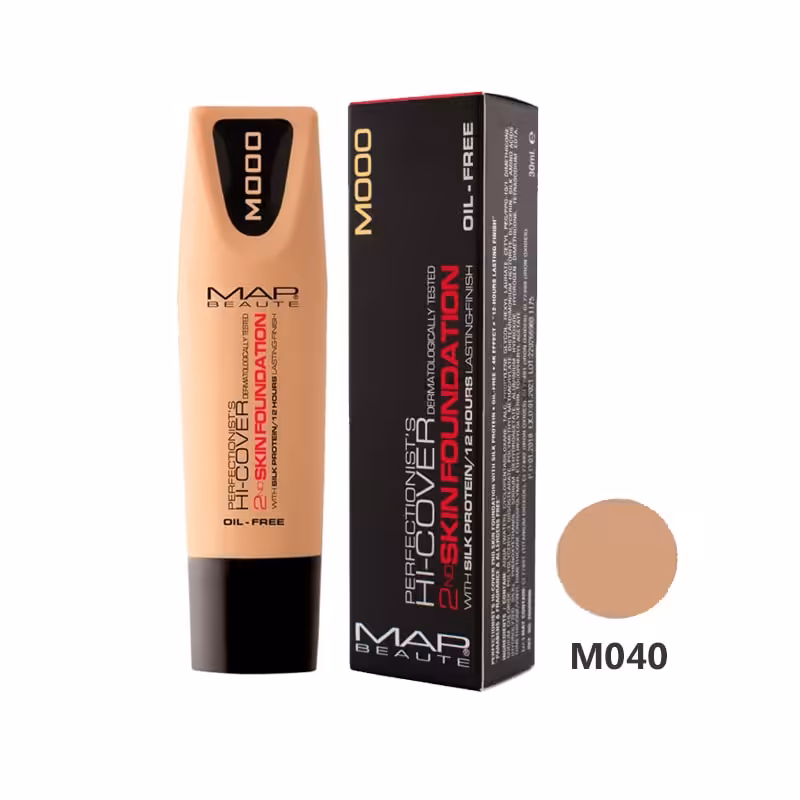 مشخصات، قیمت و خرید کرم پودر فاقد چربی مپ بوته شماره M040- فروشگاه میرکمالی