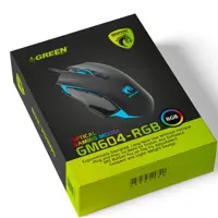 ماوس گیمینگ گرین GM604 RGB